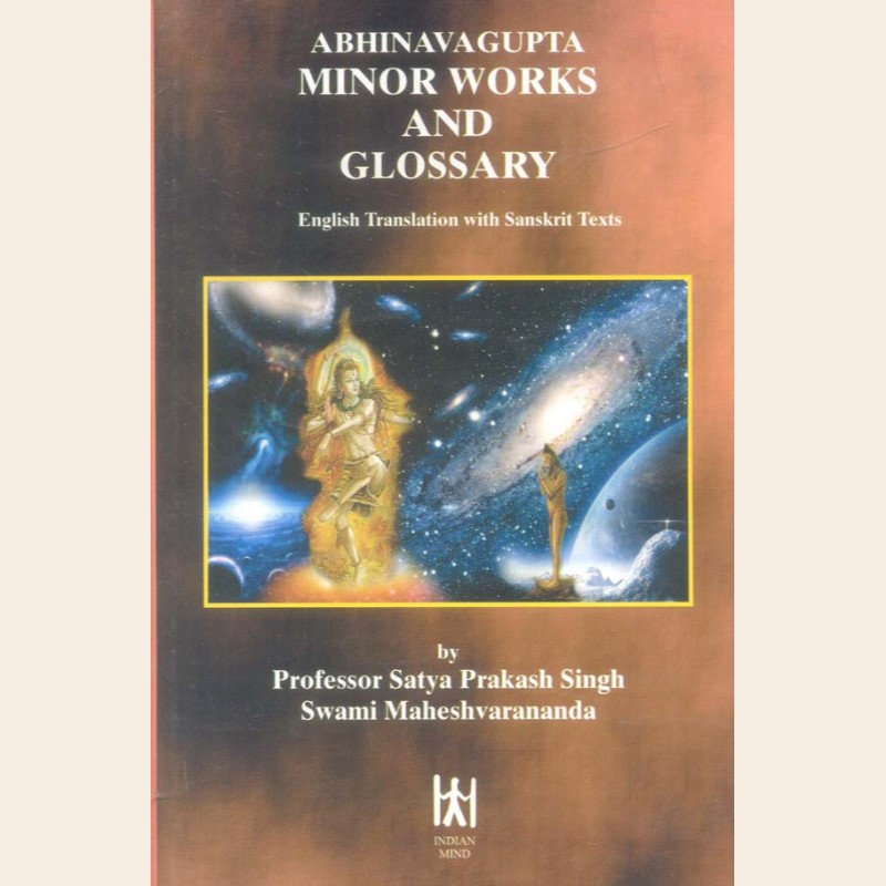 Abhinavagupta Minor Works and Glossary (PB)-545 Abhinavagupta Minor Works and Glossary (PB) - Image 1