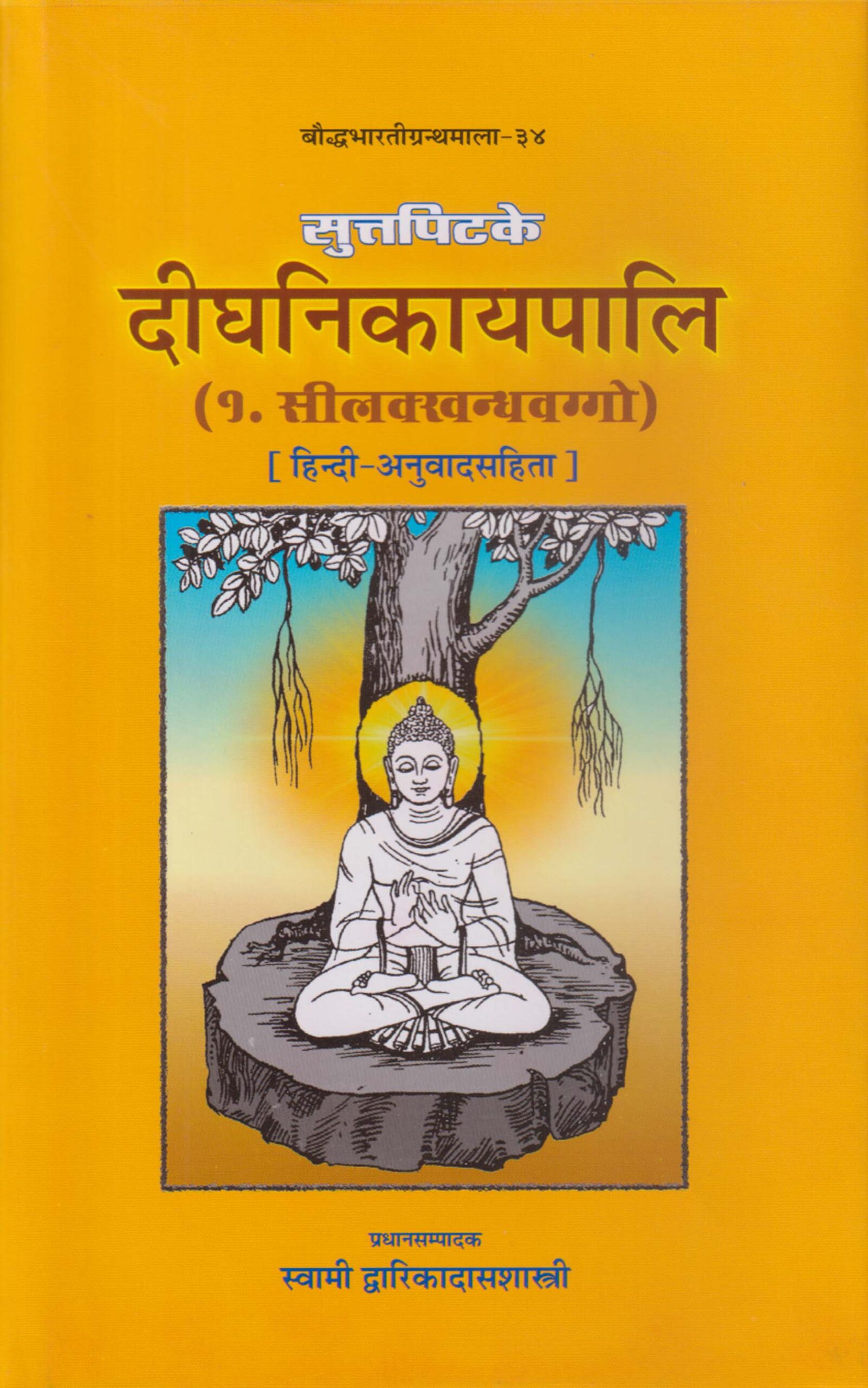 Dighanikayapali सुत्तपिटके दीघनिकायपालि - ३ खण्डों में (१. सीलक्खन्धवग्गो २.महावग्गो ३.पाथिकवग्गो ) हिन्दी अनुवादसहित। The Dighanikayapali - in 3 volumes (1. Silakkhandha Vagga 2. Maha Vagga 3. Pathika Vagga) with Hindi translation. - Image 1