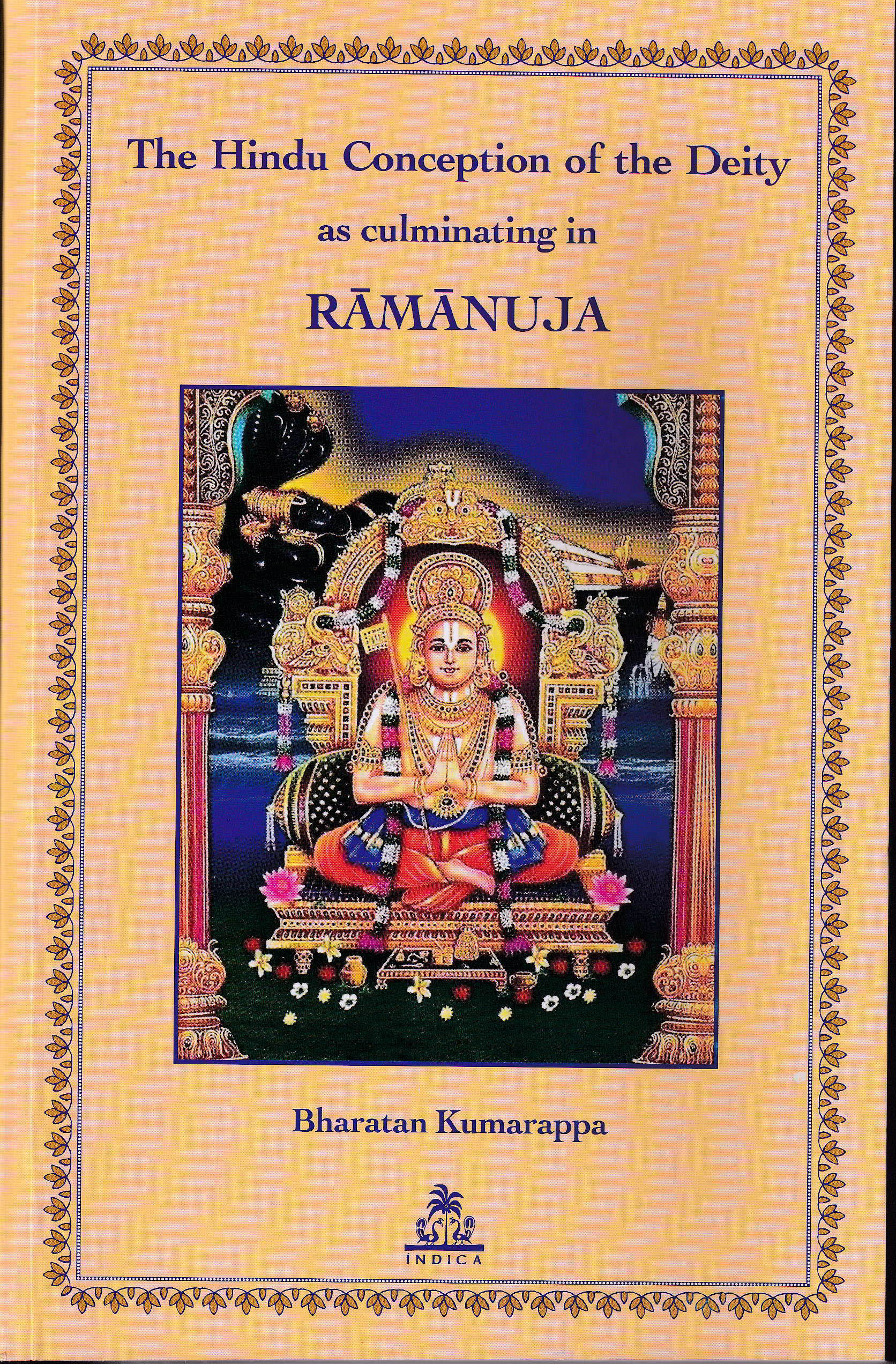 The hindu conception The Hindu Conception of the Deity as culminating in RAMANUJA - Image 1